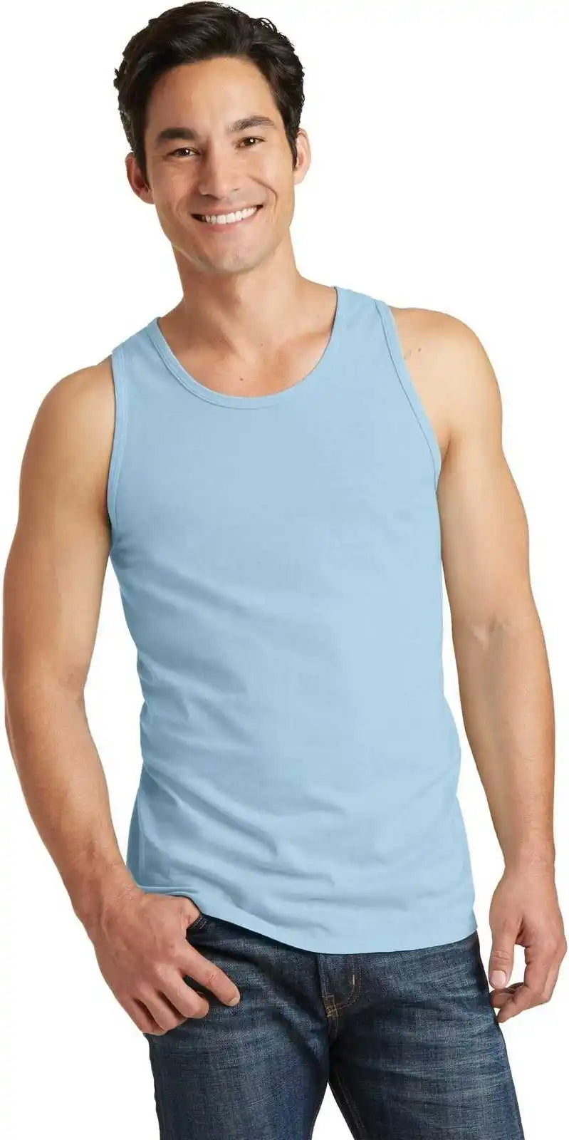 Port & Company Pc099tt Beach Wash Garment Dyed Tank Glacier