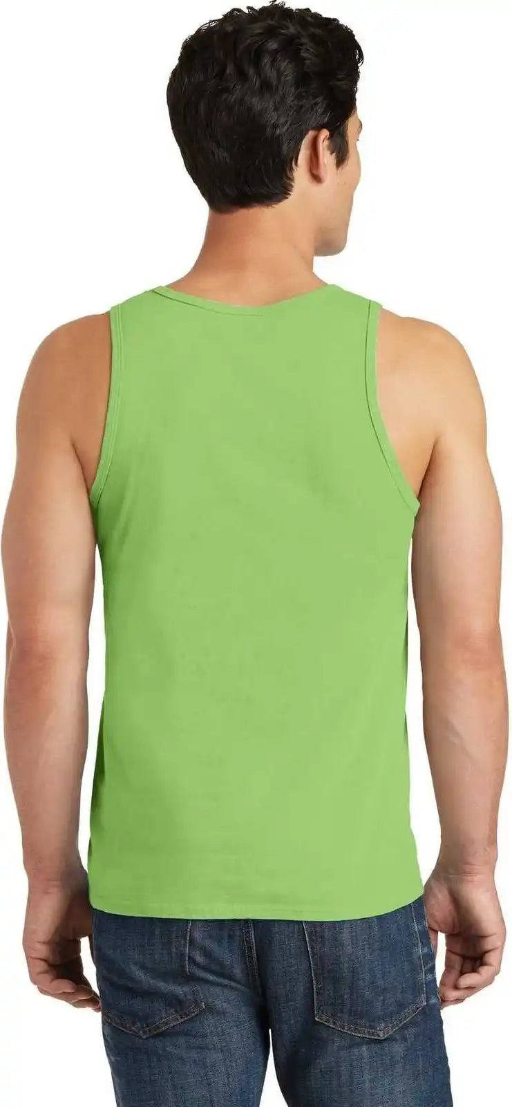 Port &amp; Company Pc099tt Beach Wash Garment-dyed Tank - Limeade