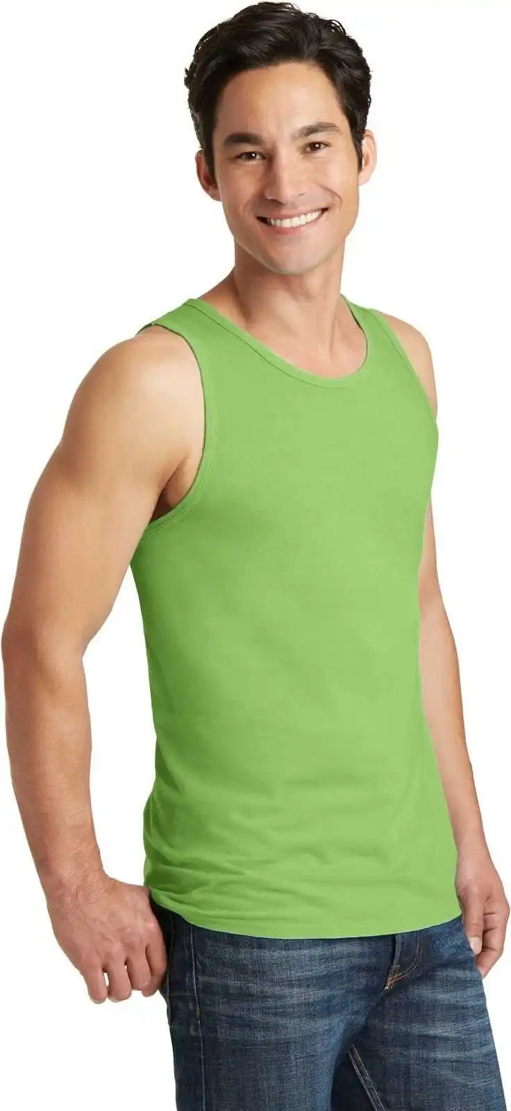 Port &amp; Company Pc099tt Beach Wash Garment-dyed Tank - Limeade