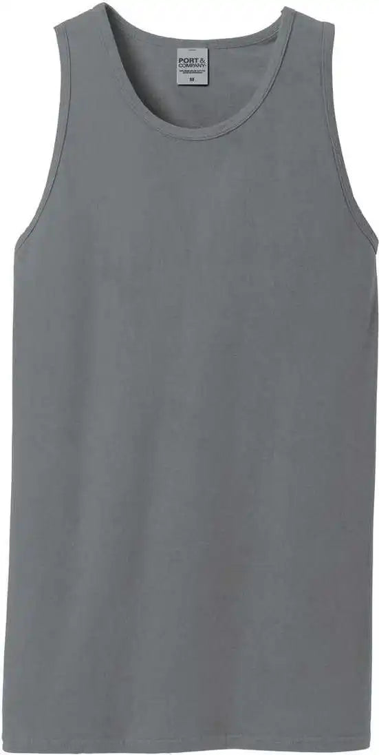 Port &amp; Company Pc099tt Beach Wash Garment-dyed Tank - Pewter