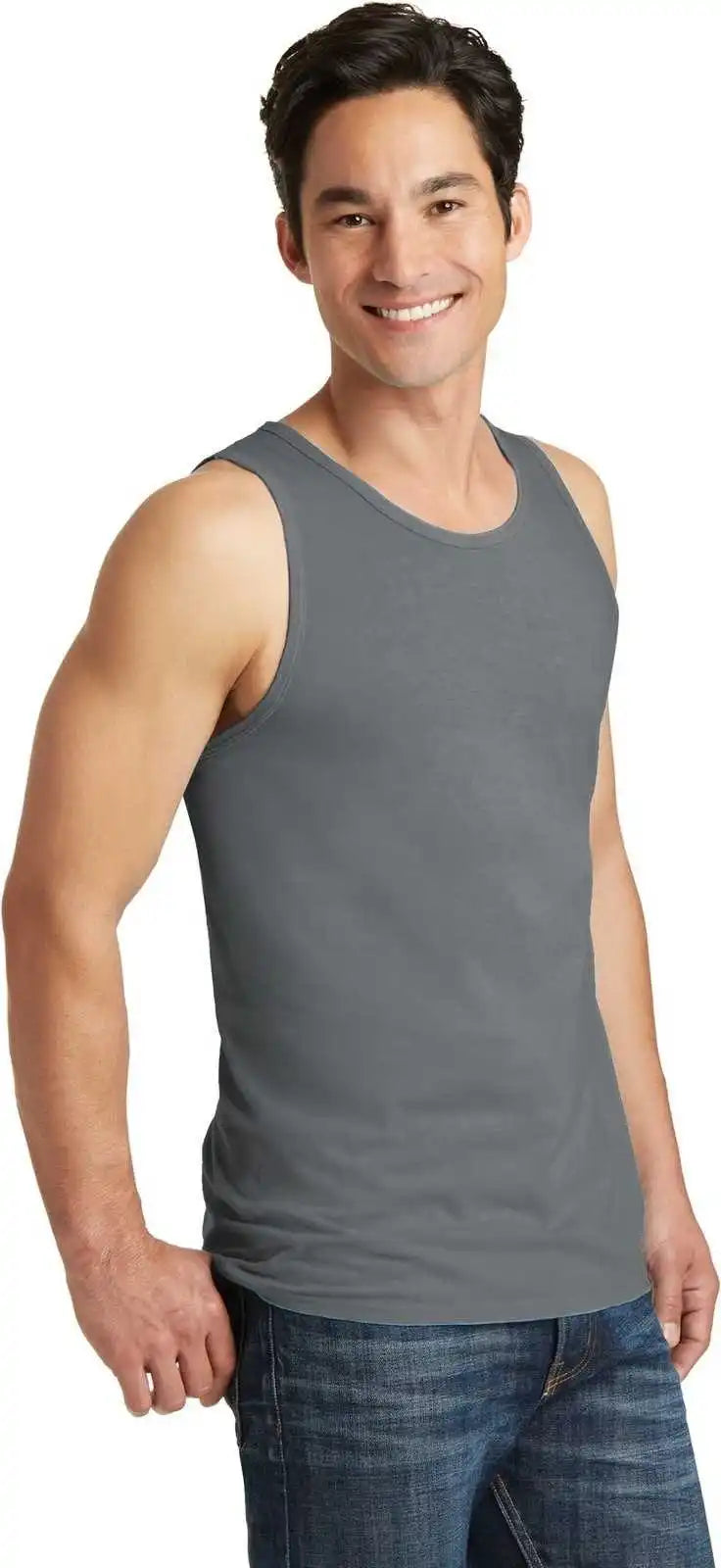 Port &amp; Company Pc099tt Beach Wash Garment-dyed Tank - Pewter