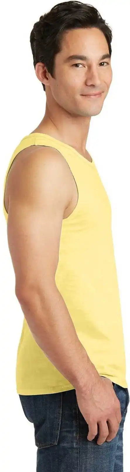 Port &amp; Company Pc099tt Beach Wash Garment Dyed Tank Popcorn