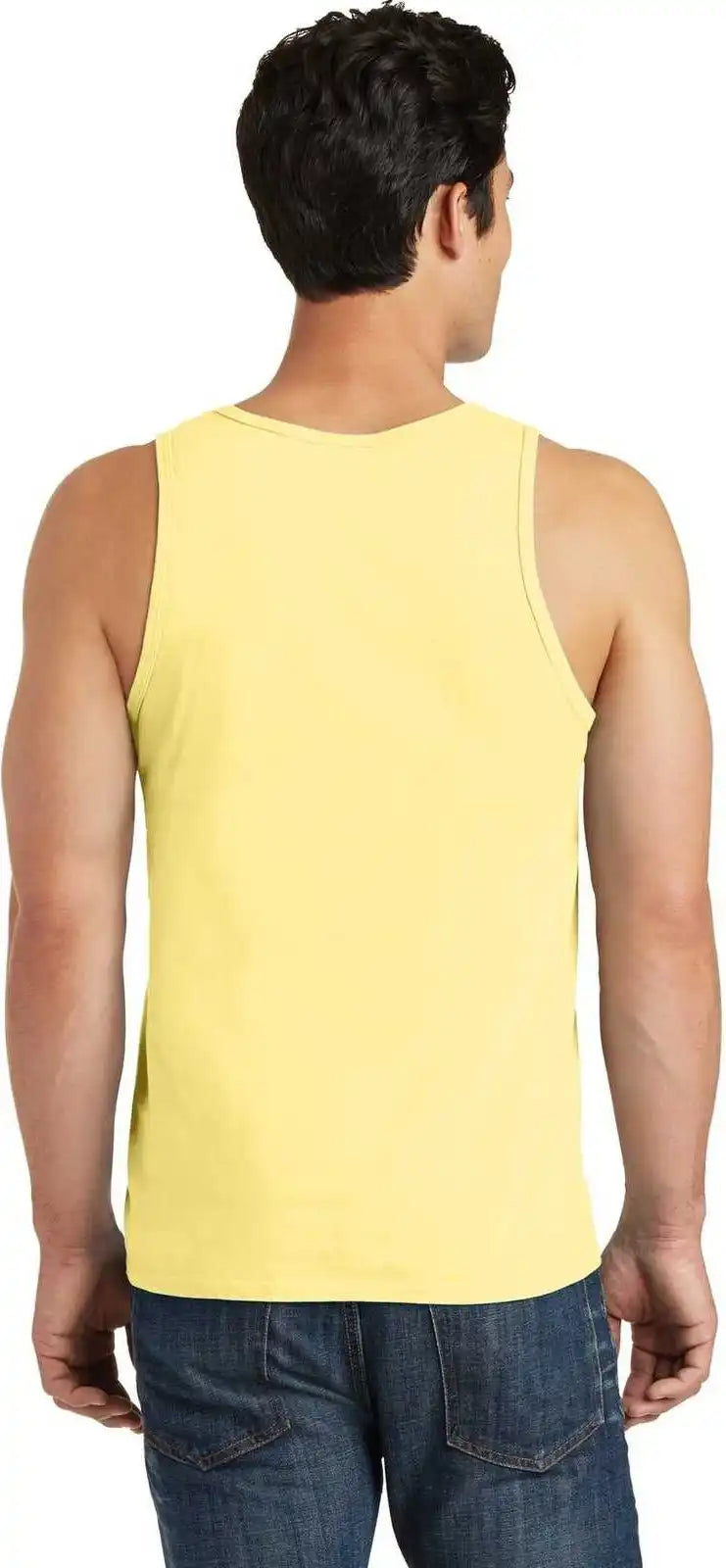 Port &amp; Company Pc099tt Beach Wash Garment Dyed Tank Popcorn