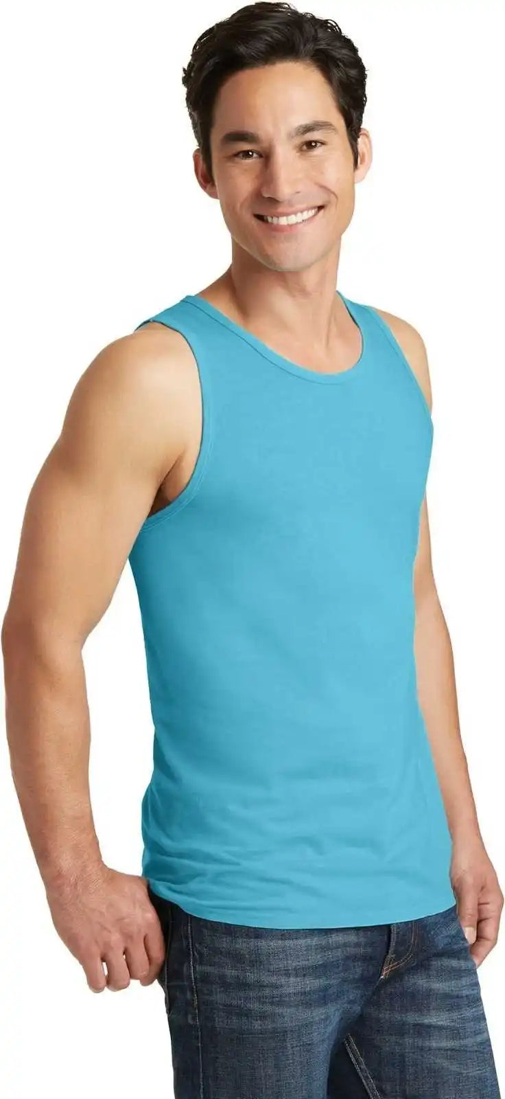 Port &amp; Company Pc099tt Beach Wash Garment-dyed Tank - Tidal Wave