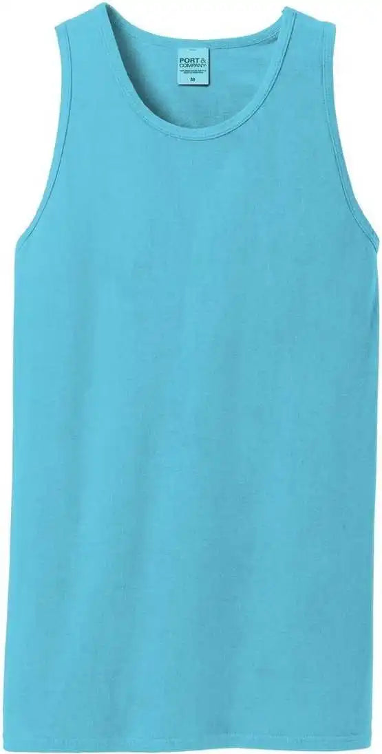 Port &amp; Company Pc099tt Beach Wash Garment-dyed Tank - Tidal Wave