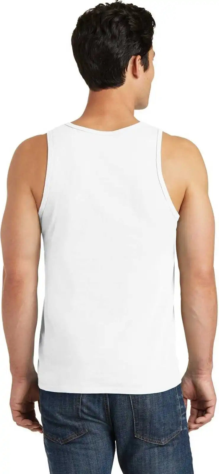 Port &amp; Company Pc099tt Beach Wash Garment-dyed Tank - White