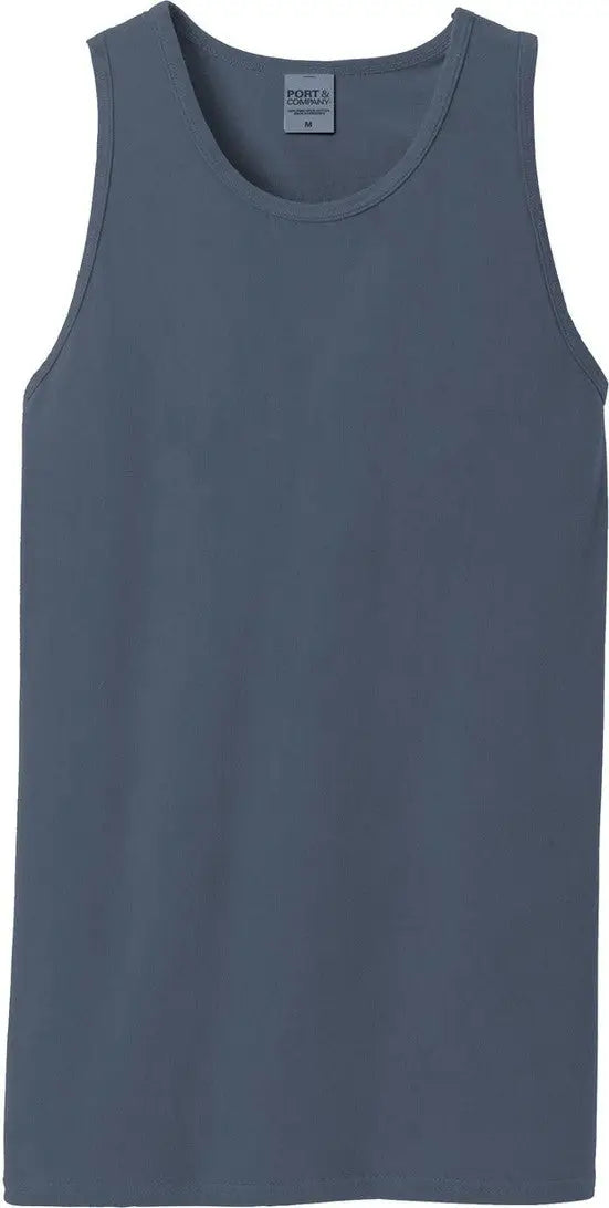 Port & Company Pc099tt co Beach Wash Garment-dyed Tank - Denim Blue