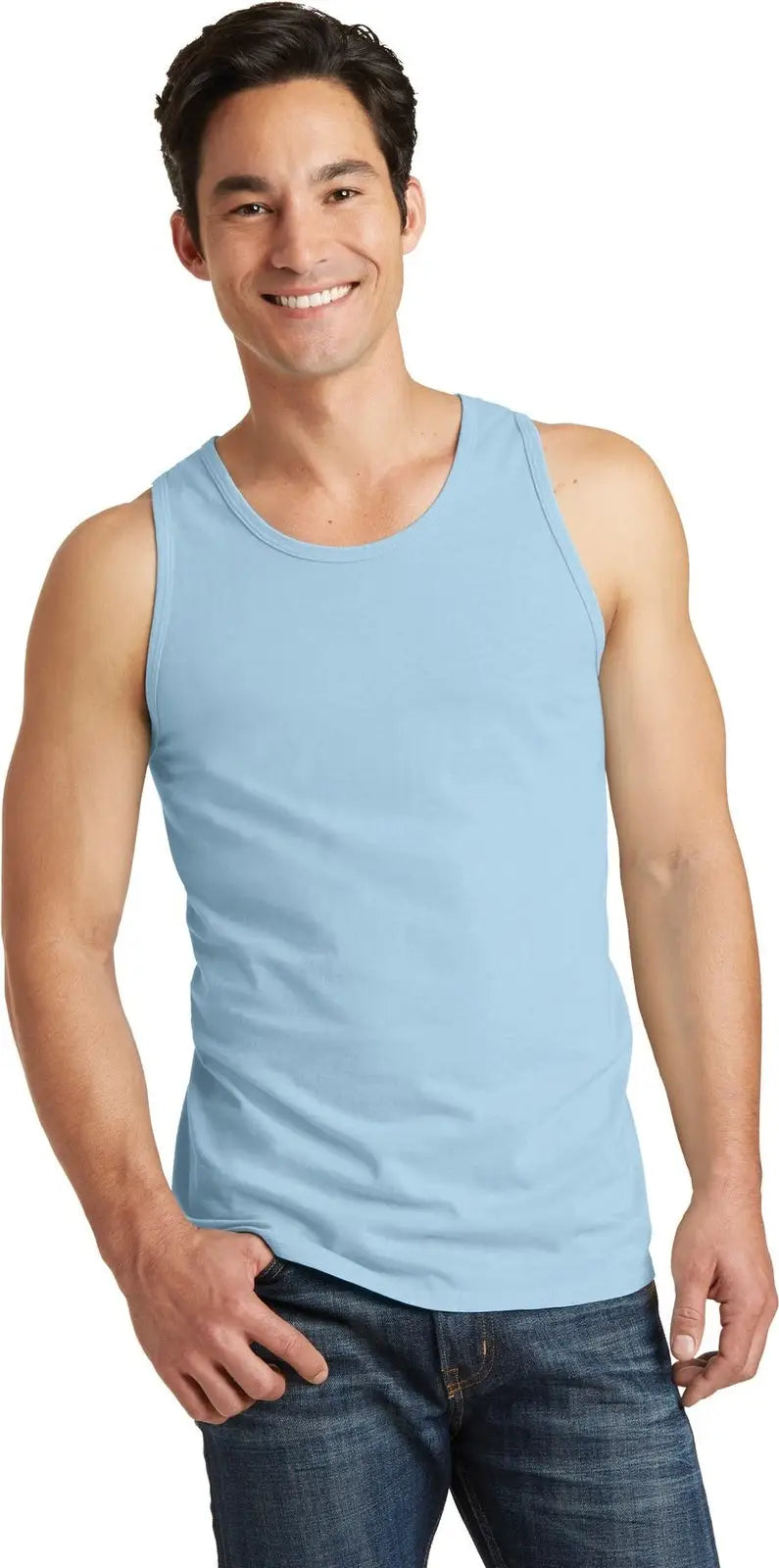 Port & Company Pc099tt co Beach Wash Garment-dyed Tank - Glacier - Adult s