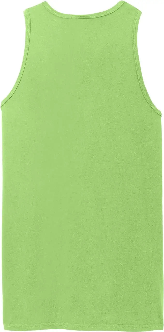 Port & Company Pc099tt co Beach Wash Garment-dyed Tank - Limeade - Adult s