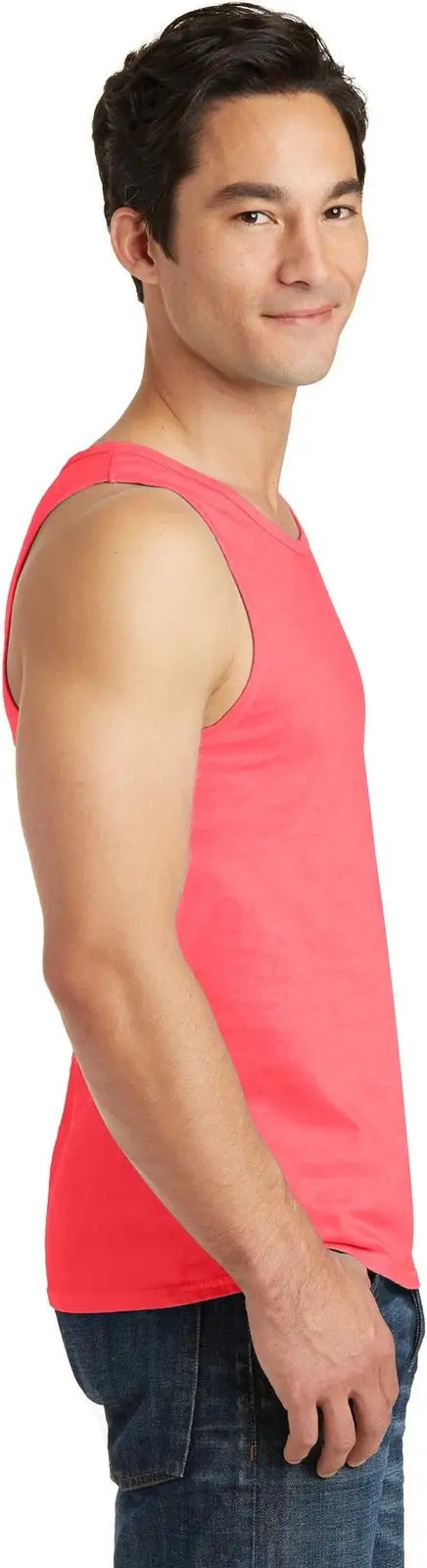 Port & Company Pc099tt co Beach Wash Garment-dyed Tank - Neon Coral