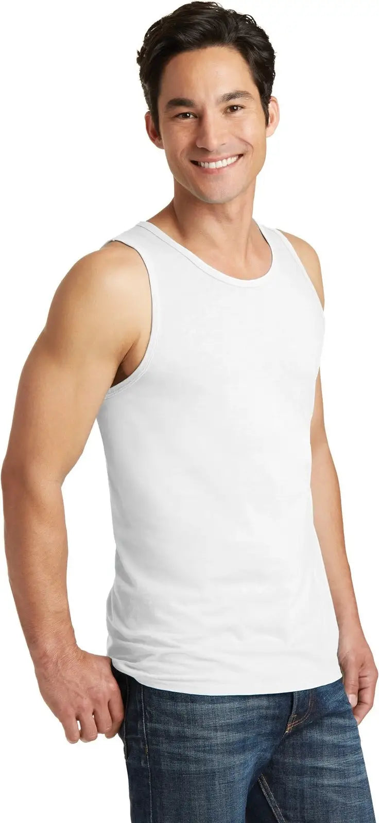 Port & Company Pc099tt co Beach Wash Garment-dyed Tank - White