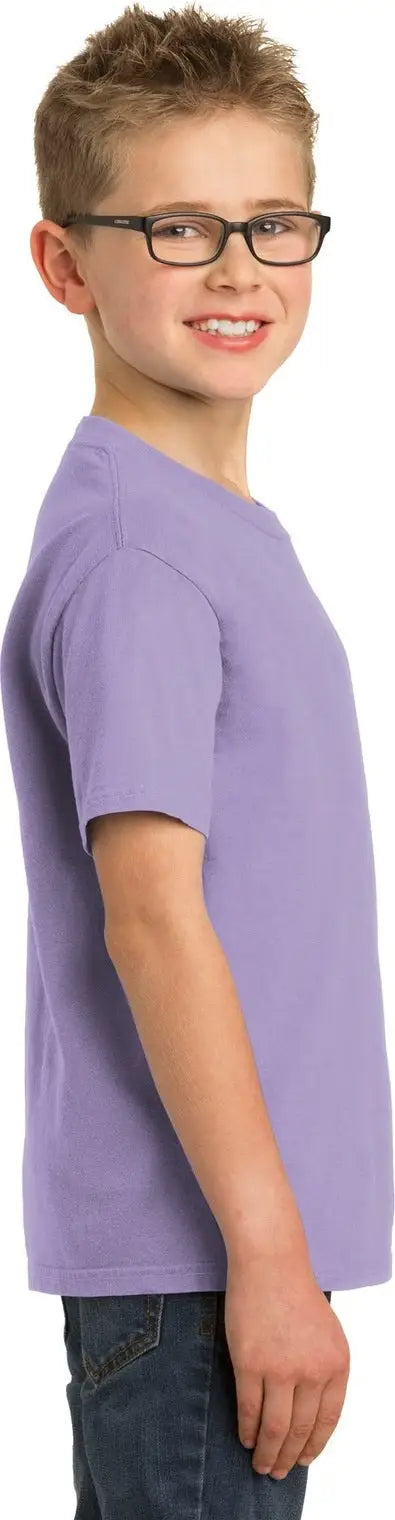 Port & Company Pc099y co Youth Beach Wash Garment-dyed Tee - Amethyst