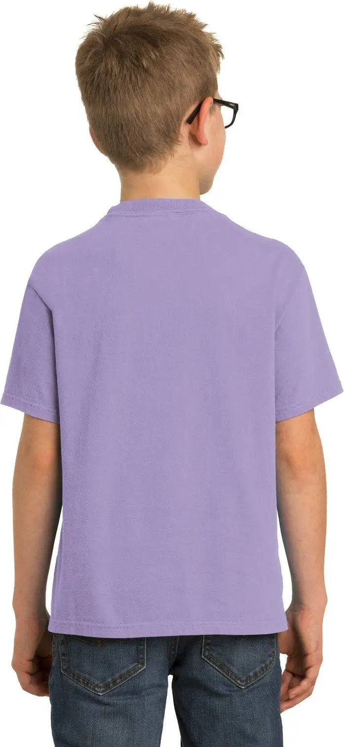 Port & Company Pc099y co Youth Beach Wash Garment-dyed Tee - Amethyst