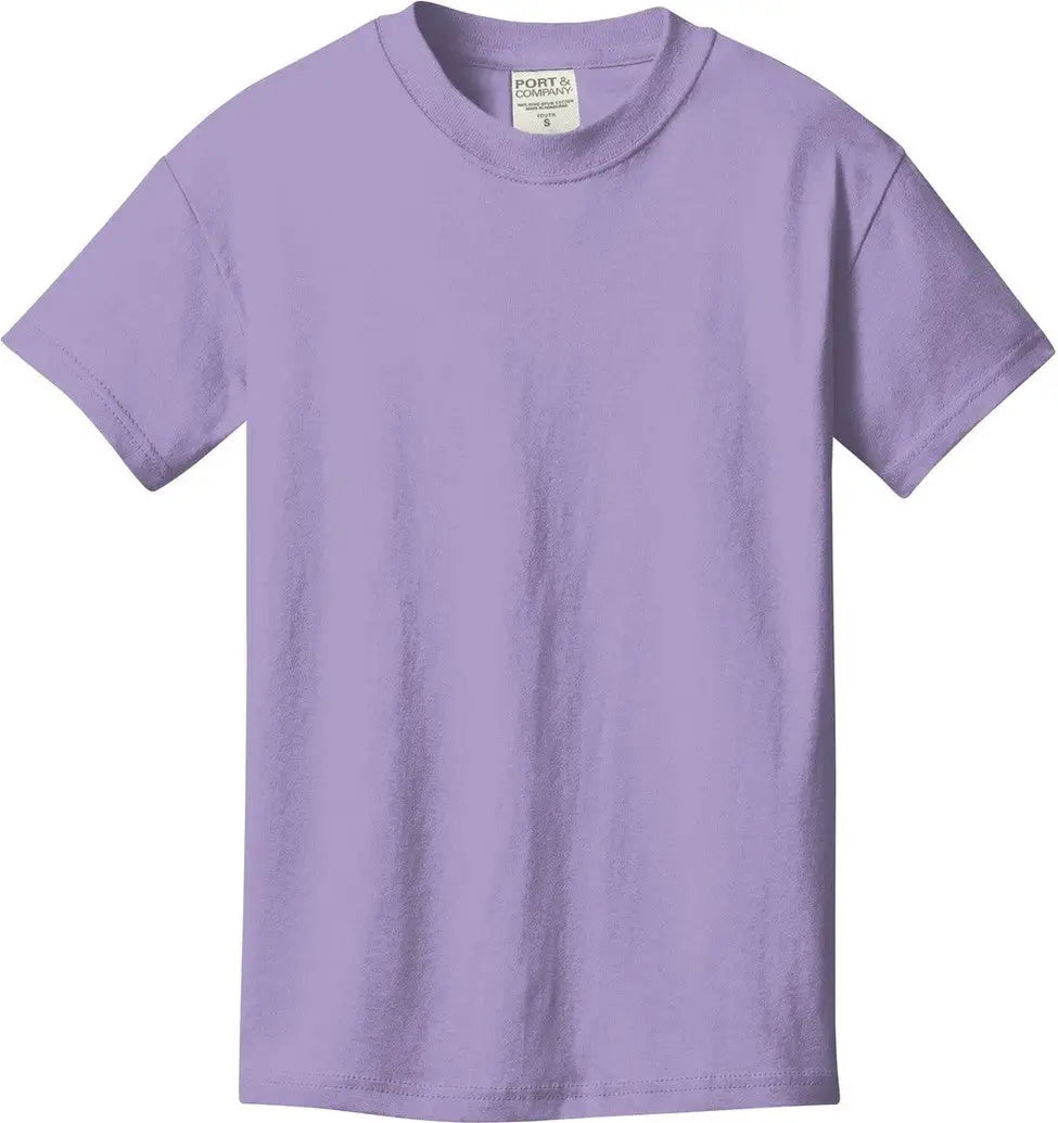 Port & Company Pc099y co Youth Beach Wash Garment-dyed Tee - Amethyst