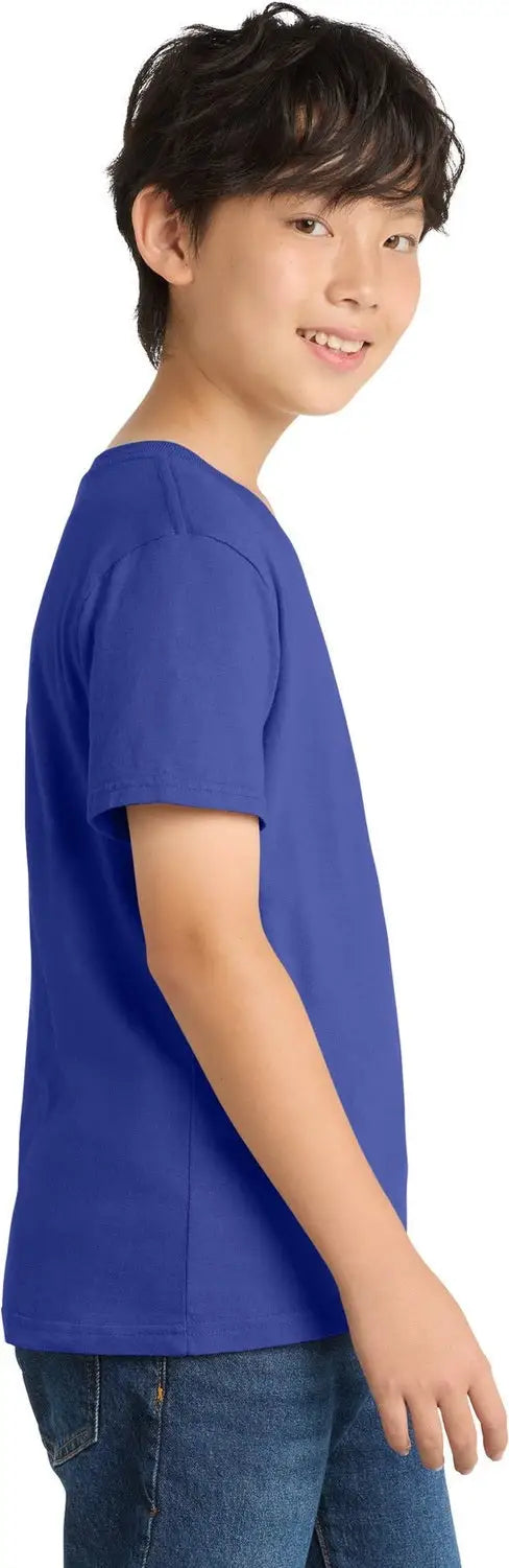 Port & Company Pc099y co Youth Beach Wash Garment-dyed Tee - Blue Iris
