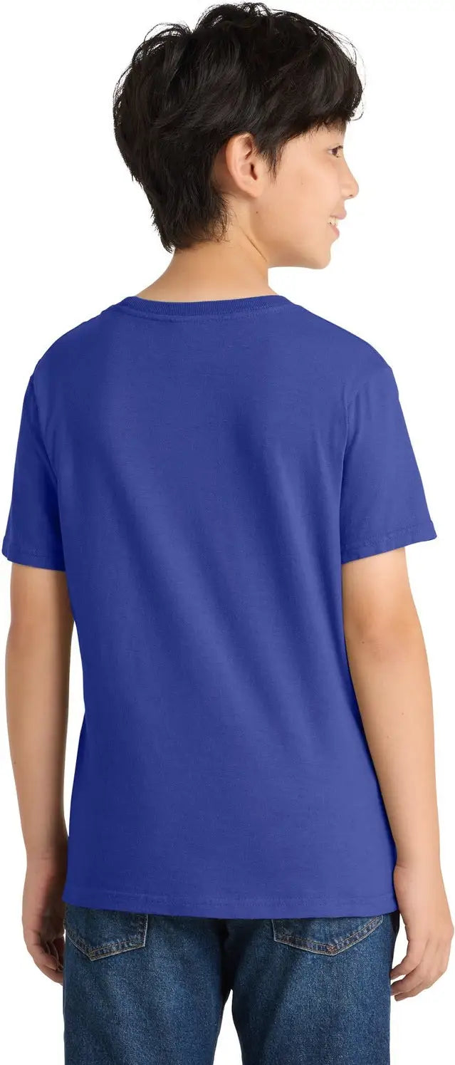 Port & Company Pc099y co Youth Beach Wash Garment-dyed Tee - Blue Iris