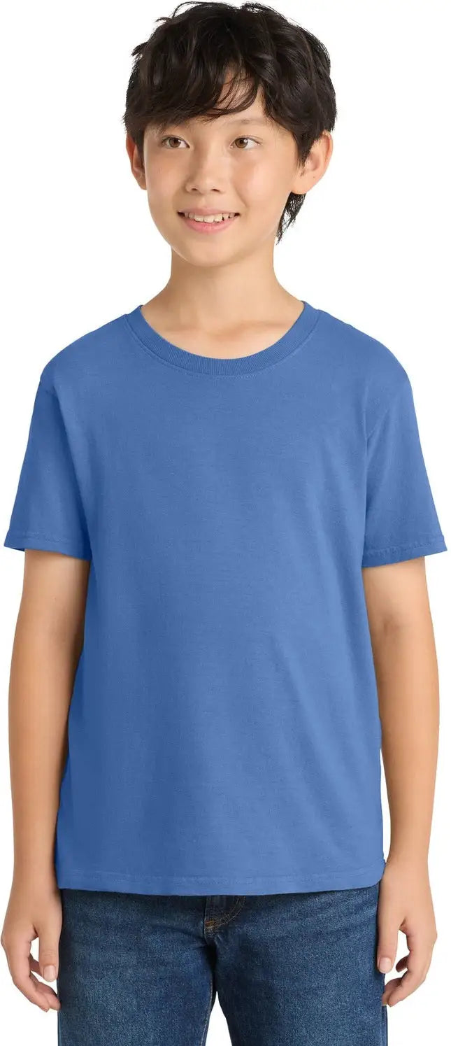 Port & Company Pc099y co Youth Beach Wash Garment-dyed Tee - Blue Moon - Xs
