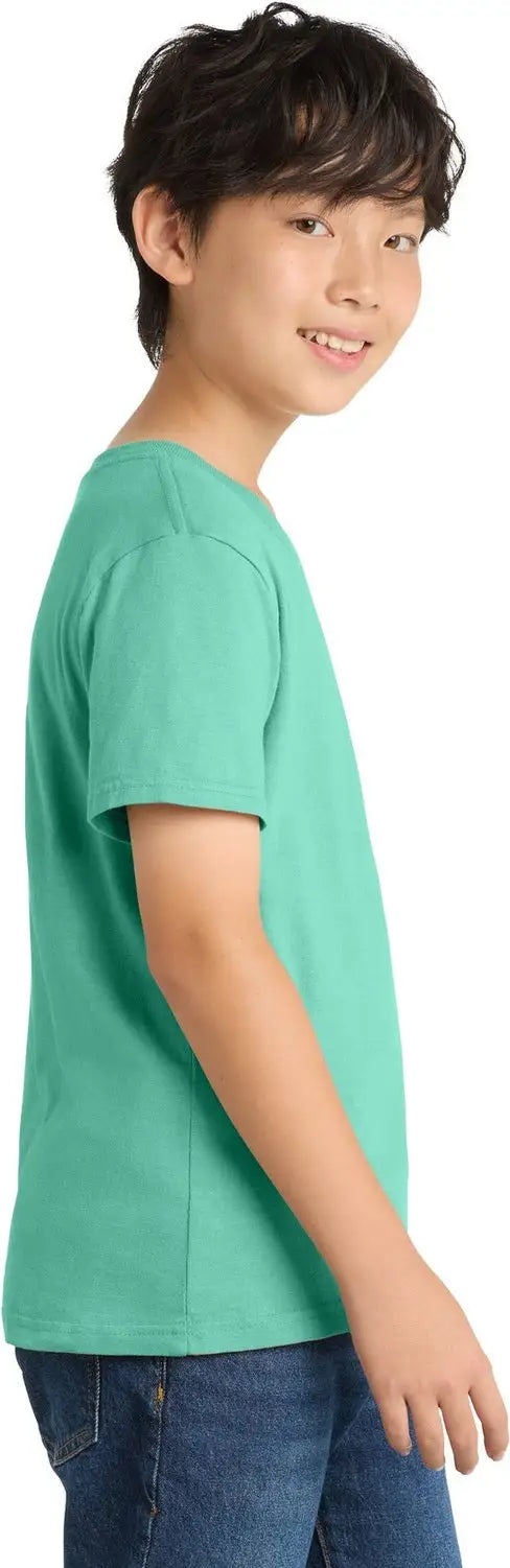 Port & Company Pc099y co Youth Beach Wash Garment-dyed Tee - Cool Mint