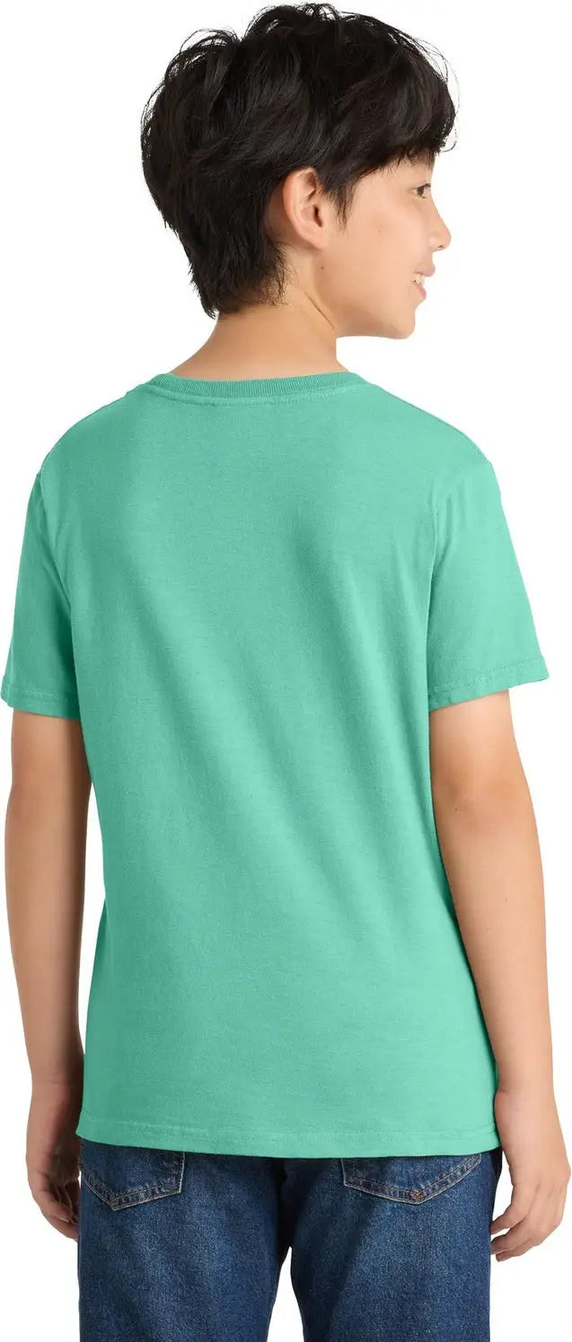 Port & Company Pc099y co Youth Beach Wash Garment-dyed Tee - Cool Mint