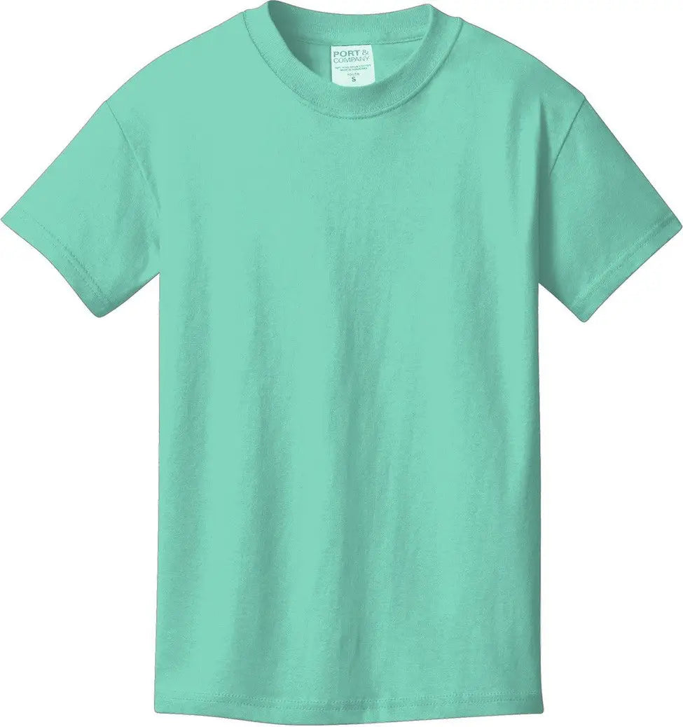 Port & Company Pc099y co Youth Beach Wash Garment-dyed Tee - Cool Mint