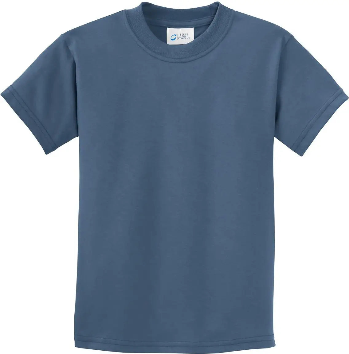 Port & Company Pc099y co Youth Beach Wash Garment-dyed Tee - Denim Blue