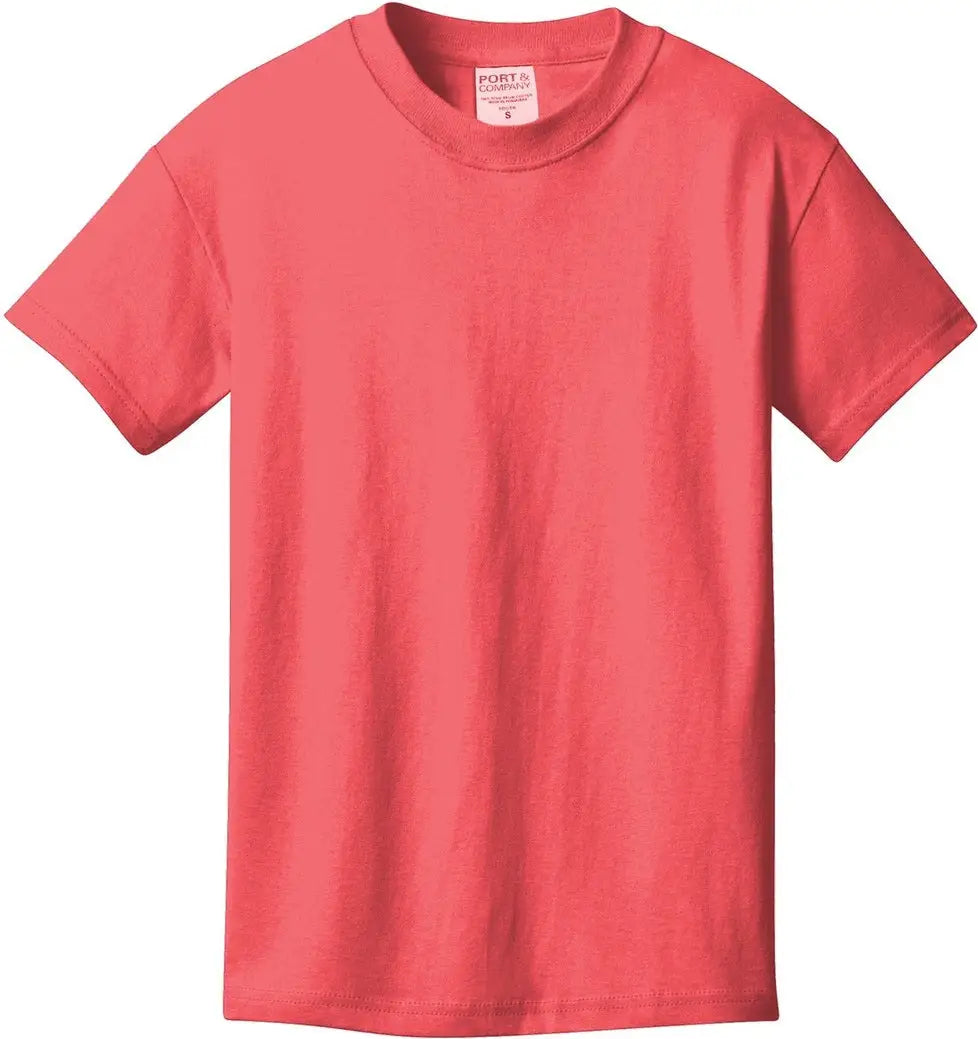Port & Company Pc099y co Youth Beach Wash Garment-dyed Tee - Fruit Punch