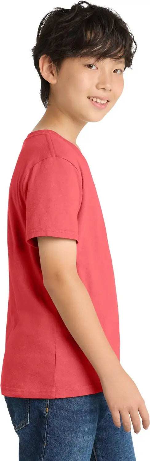 Port & Company Pc099y co Youth Beach Wash Garment-dyed Tee - Fruit Punch
