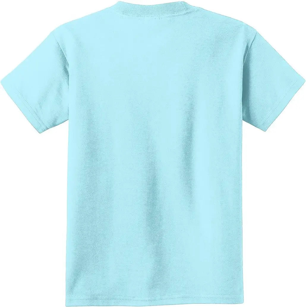 Port & Company Pc099y co Youth Beach Wash Garment-dyed Tee - Glacier