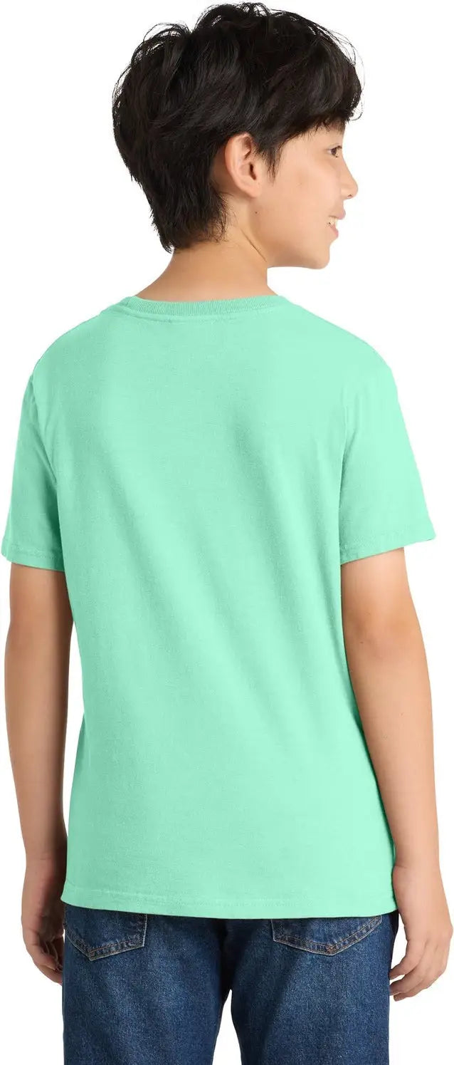 Port & Company Pc099y co Youth Beach Wash Garment-dyed Tee - Jadeite