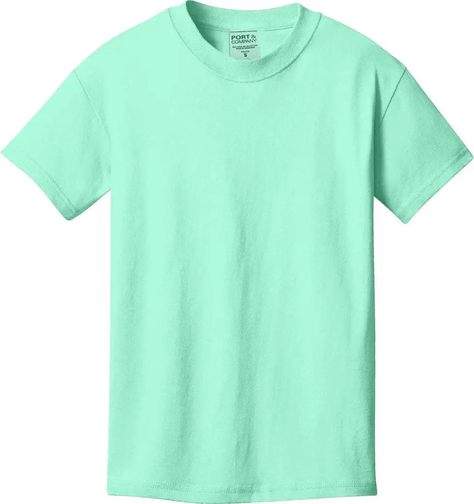 Port & Company Pc099y co Youth Beach Wash Garment-dyed Tee - Jadeite