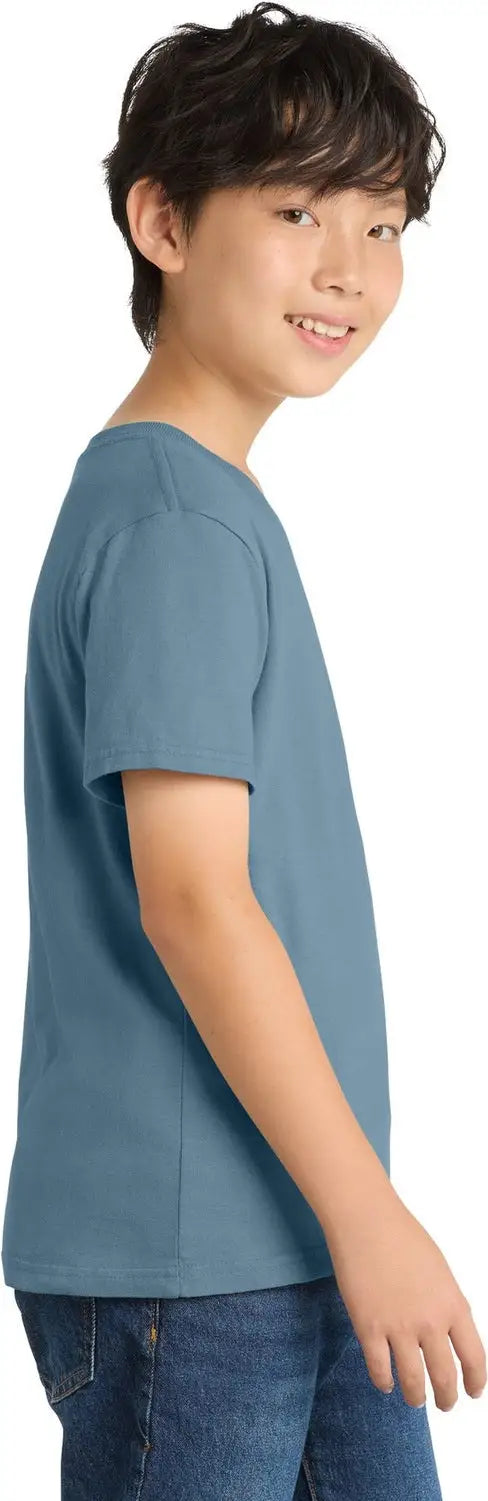 Port & Company Pc099y co Youth Beach Wash Garment-dyed Tee - Mist