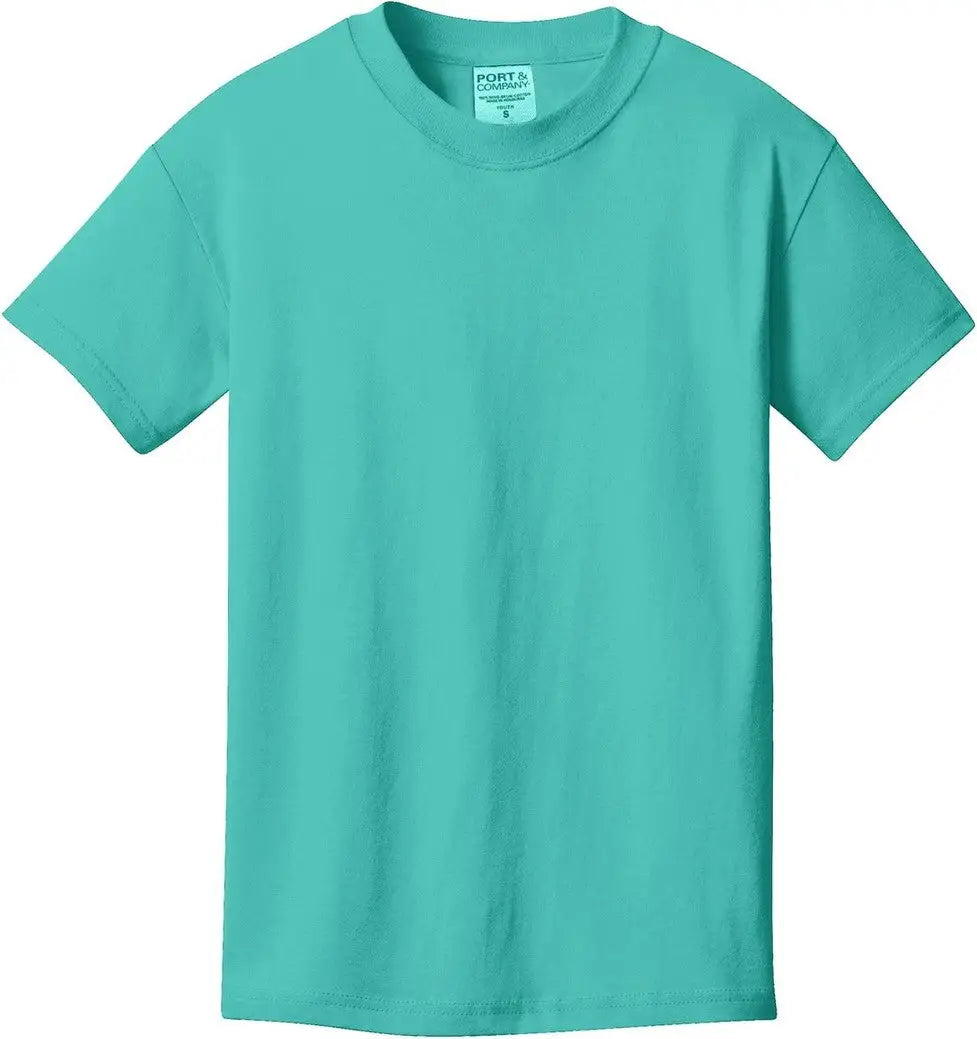 Port & Company Pc099y co Youth Beach Wash Garment-dyed Tee - Peacock