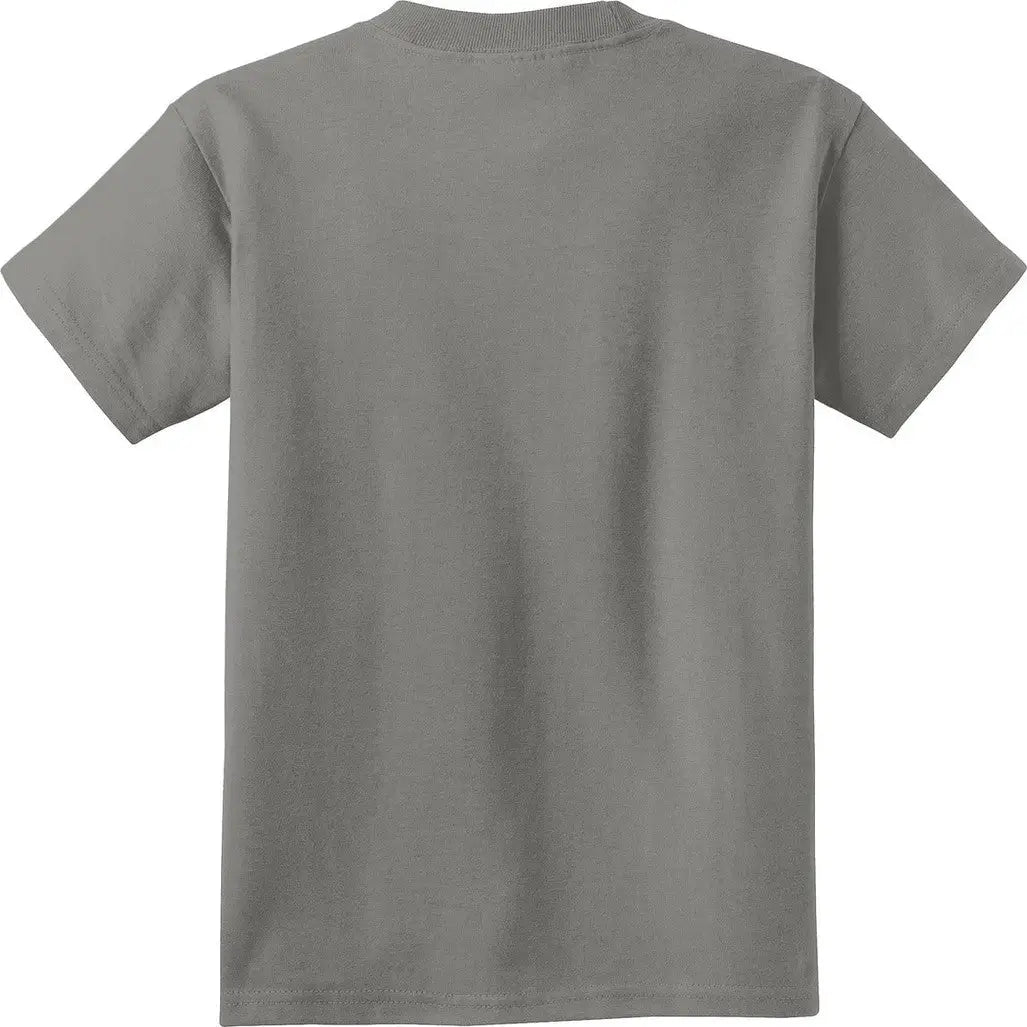 Port & Company Pc099y co Youth Beach Wash Garment-dyed Tee - Pewter - Xs