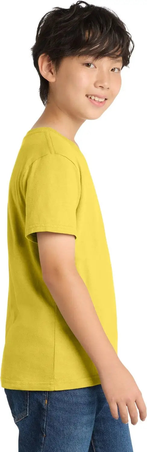 Port & Company Pc099y co Youth Beach Wash Garment-dyed Tee - Popcorn