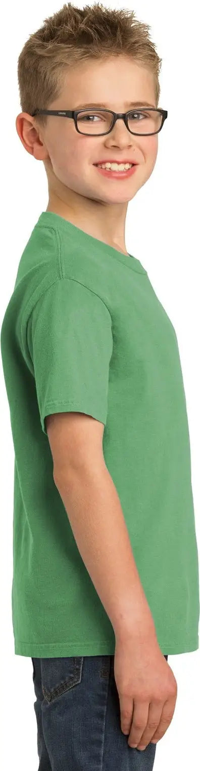 Port & Company Pc099y co Youth Beach Wash Garment-dyed Tee - Safari