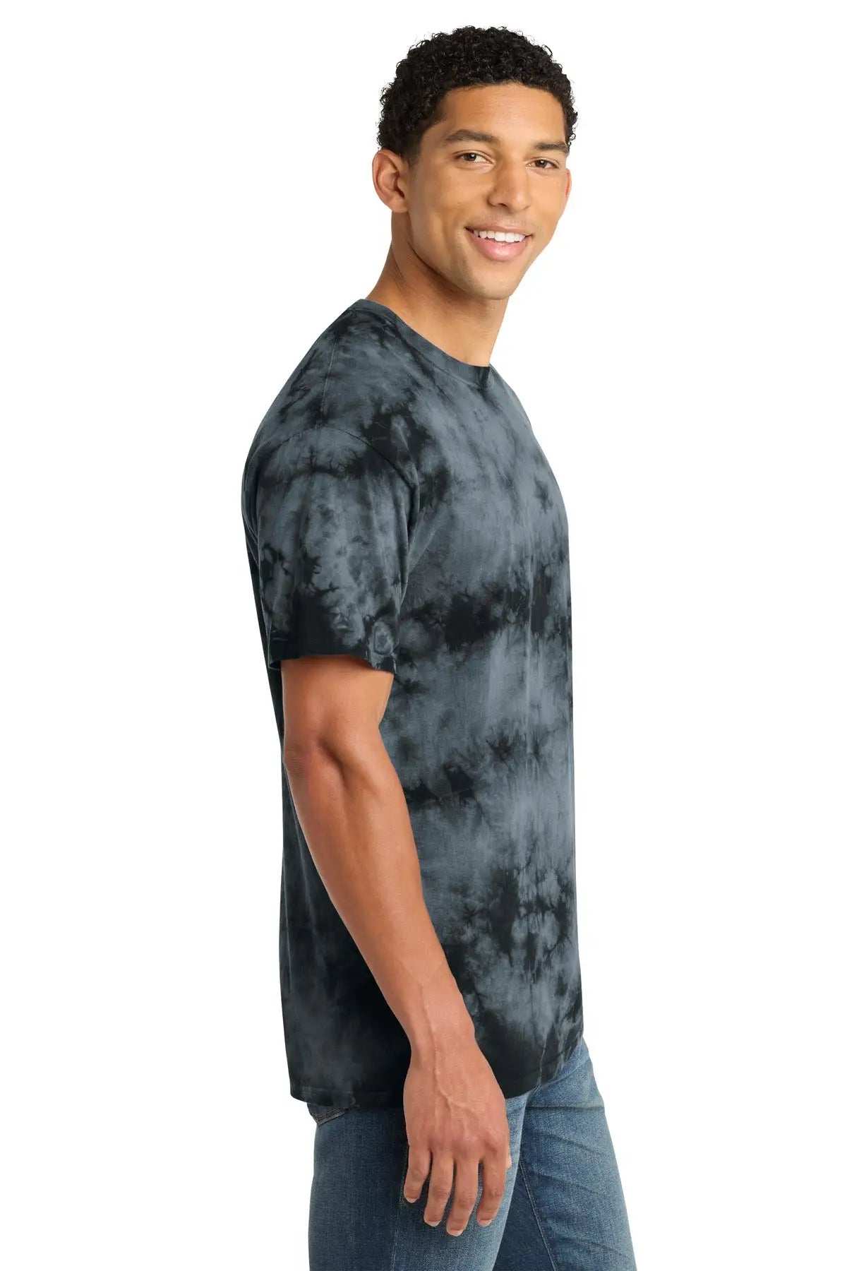 Port & Company Pc145 co Crystal Tie-dye Tee - Black