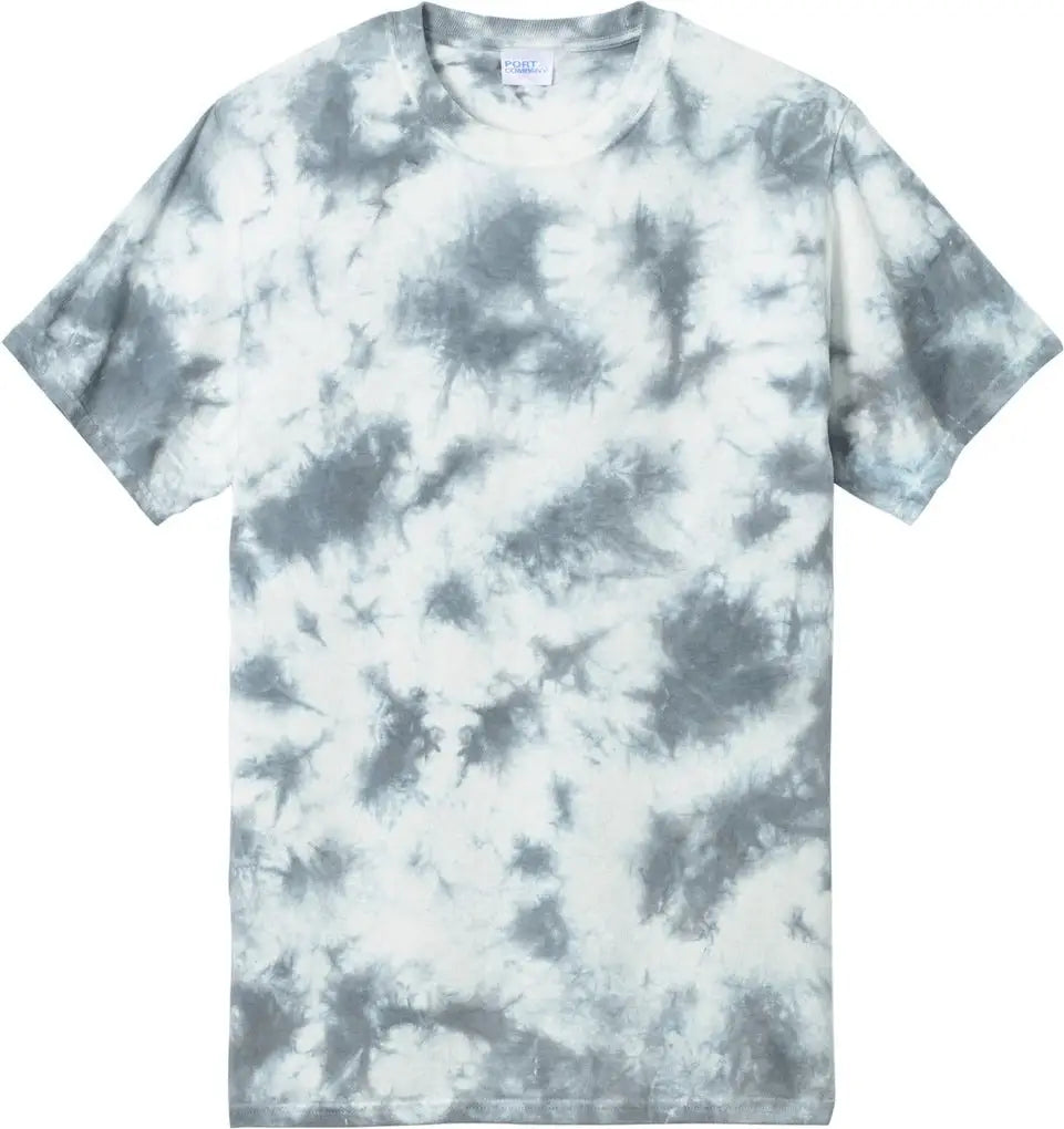 Port & Company Pc145 co Crystal Tie-dye Tee - Gray