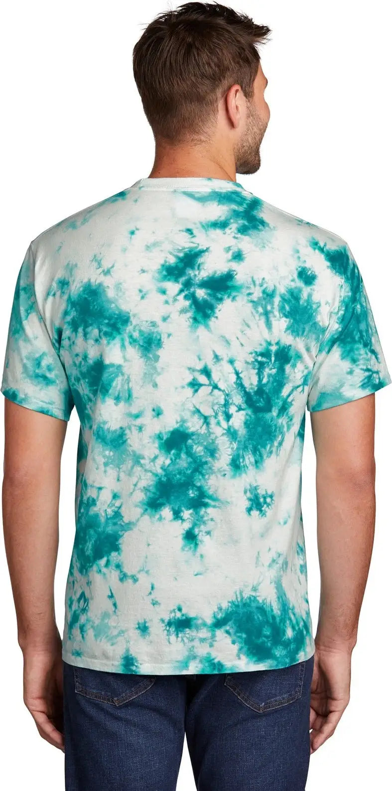 Port & Company Pc145 co Crystal Tie-dye Tee - Teal
