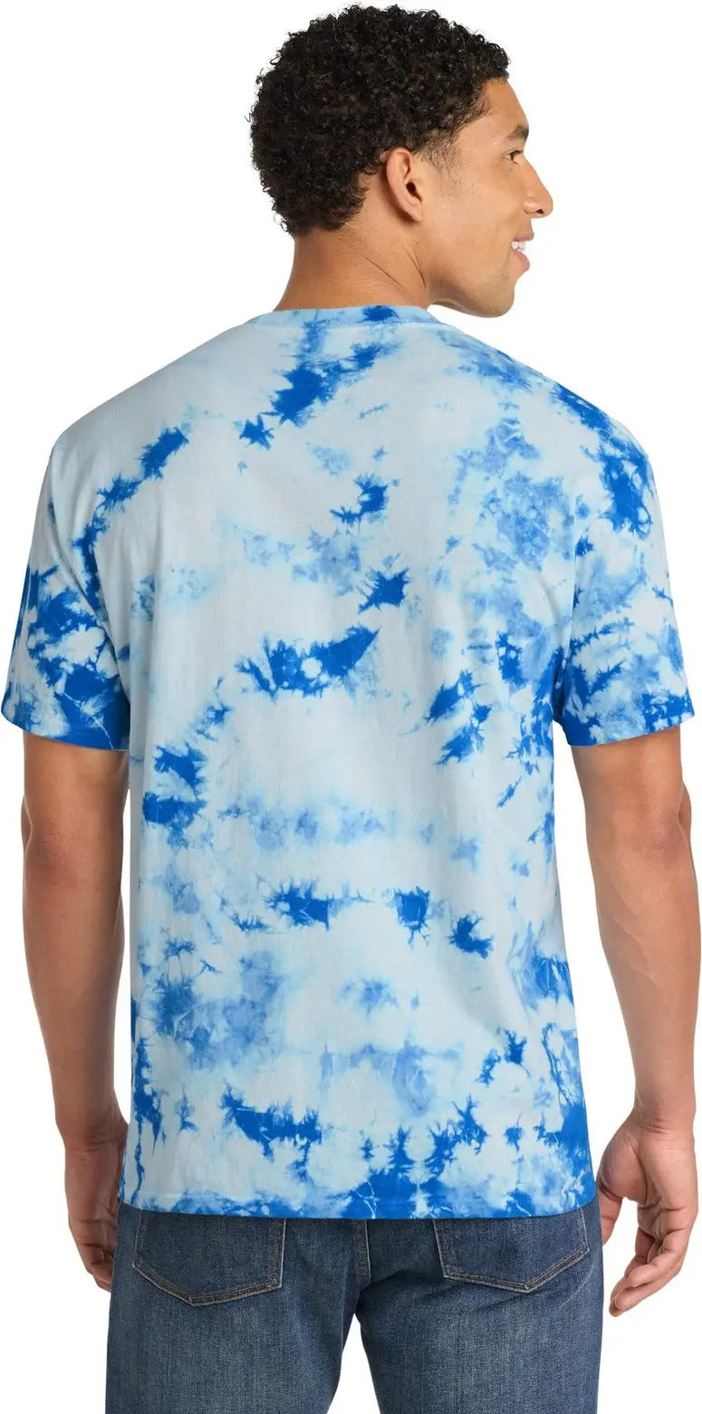 Port & Company Pc145 co Crystal Tie-dye Tee - True Royal
