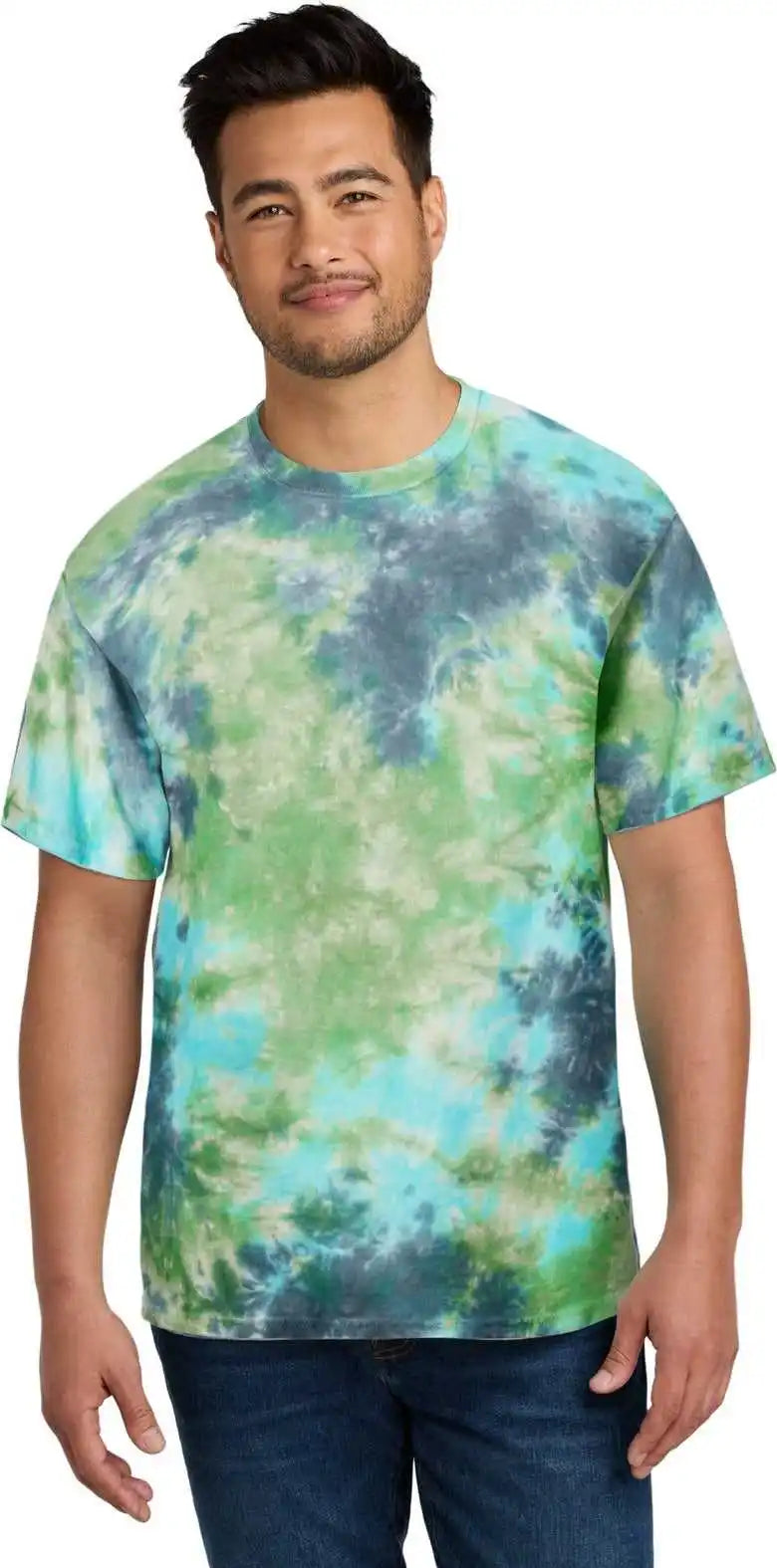 Port & Company Pc145 Crystal Tie Dye Tee Plnertcbst