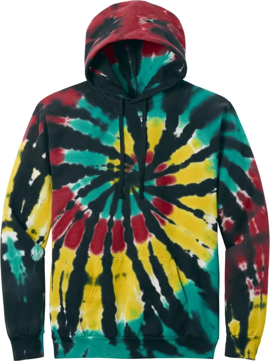 Port & Company Pc146 co Tie-dye Pullover Hooded Sweatshirt - Island Spiral