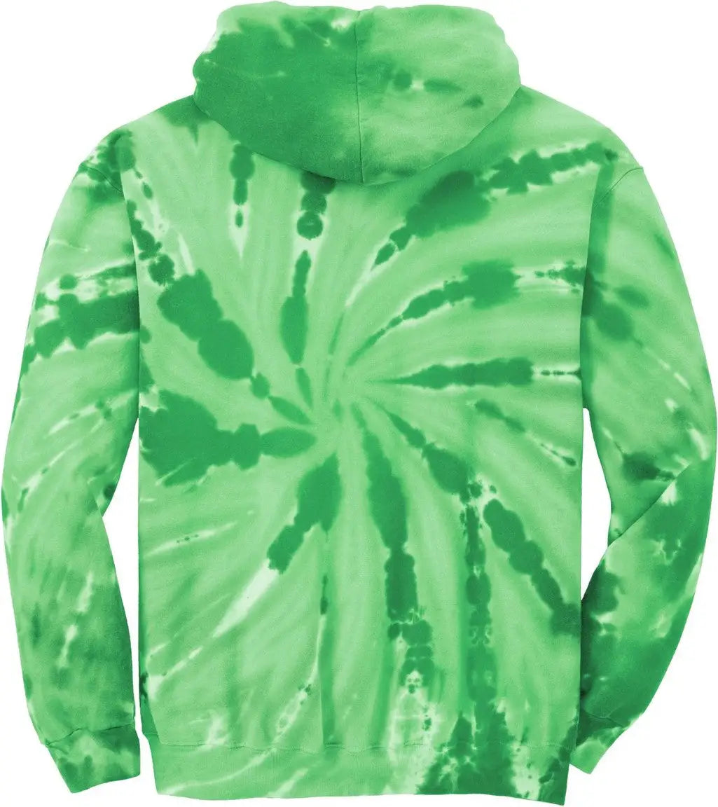 Port & Company Pc146 co Tie-dye Pullover Hooded Sweatshirt - Kelly - Adult s