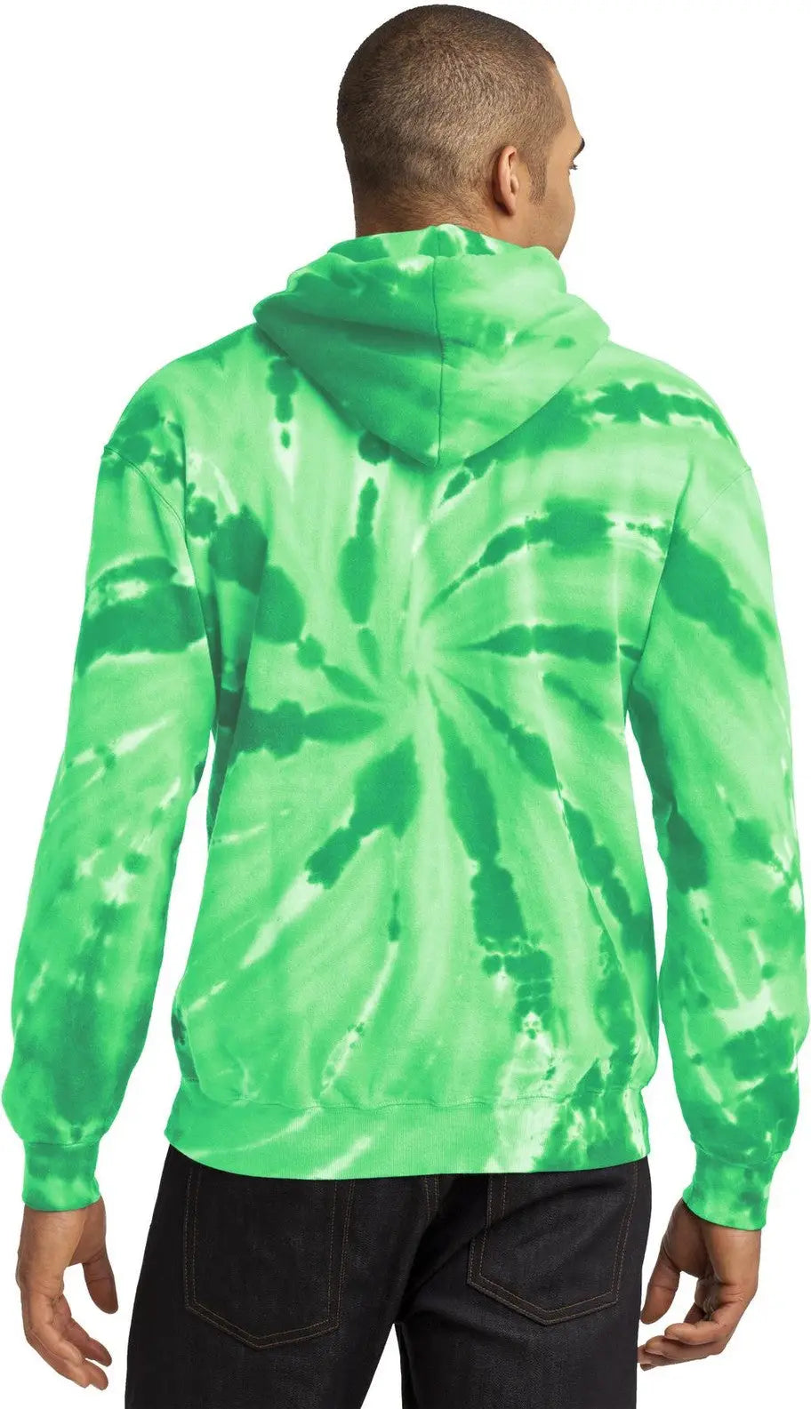 Port & Company Pc146 co Tie-dye Pullover Hooded Sweatshirt - Kelly