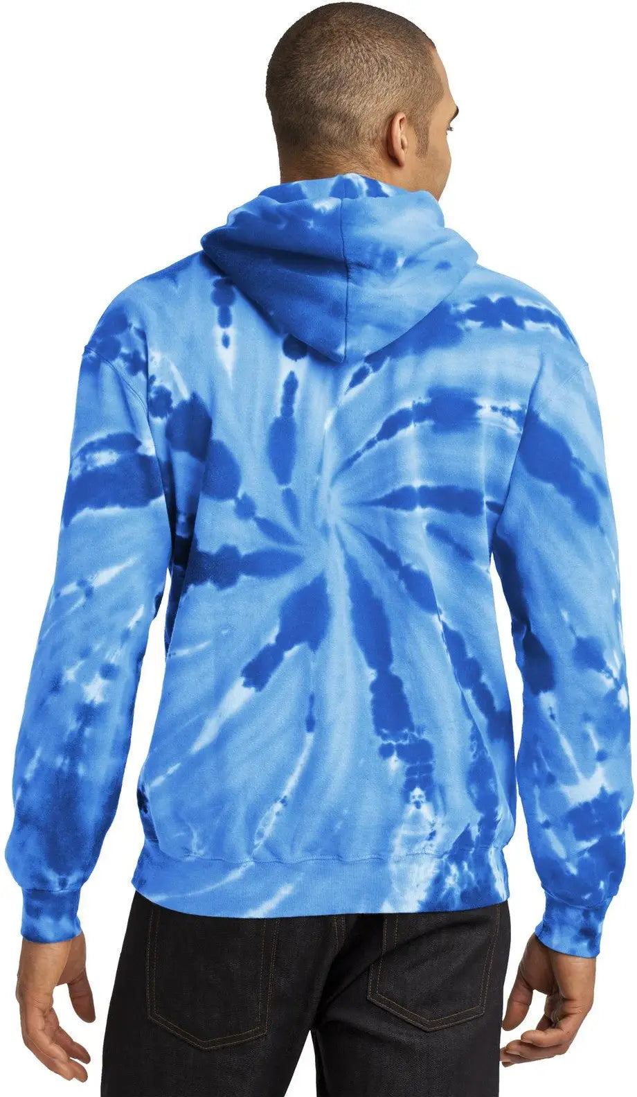 Port & Company Pc146 co Tie-dye Pullover Hooded Sweatshirt - Royal