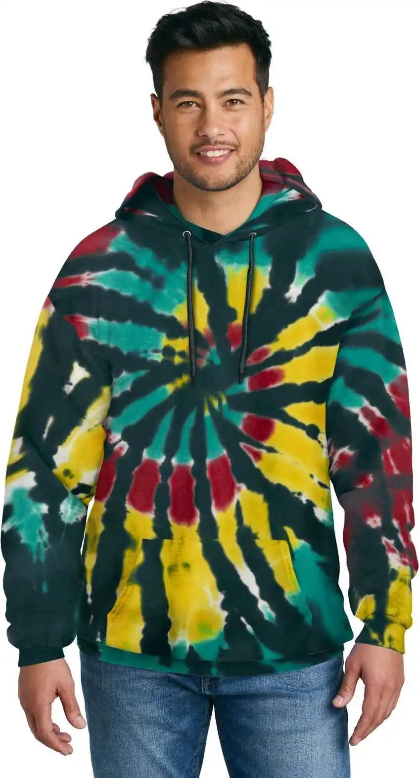 Port & Company Pc146 Tie Dye Pullover Hooded Sweatshirt Islandsprl