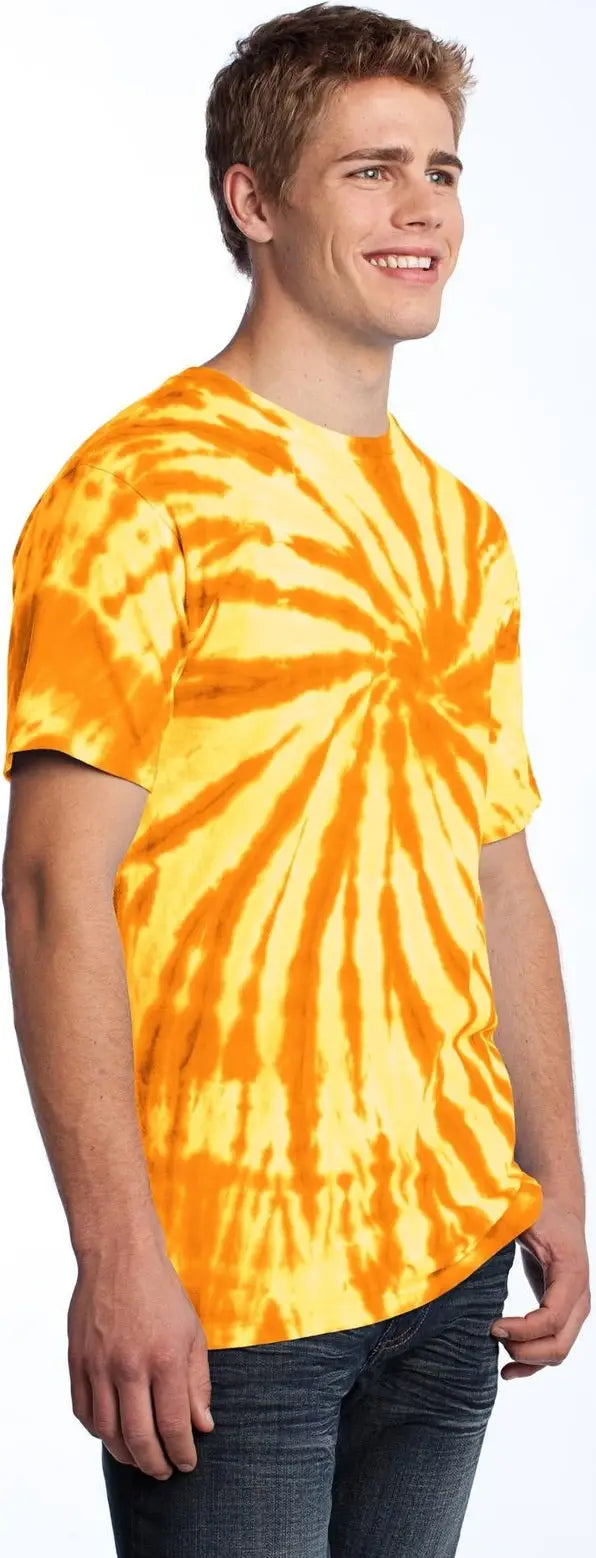 Port & Company Pc147 co Tie-dye Tee - Gold