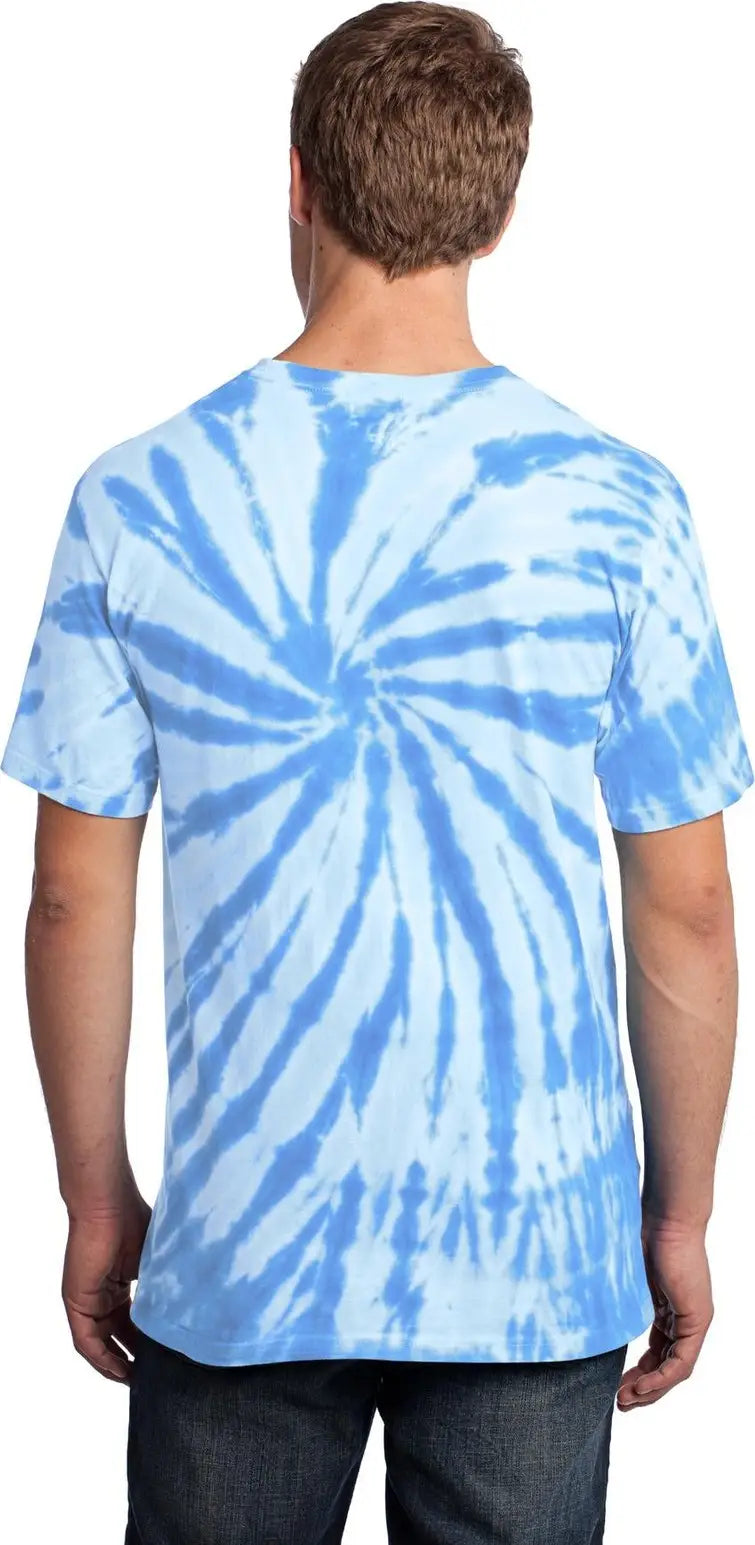 Port & Company Pc147 co Tie-dye Tee - Light Blue