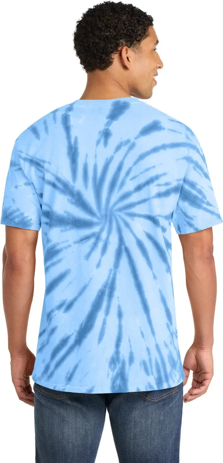Port & Company Pc147 co Tie-dye Tee - Light Blue