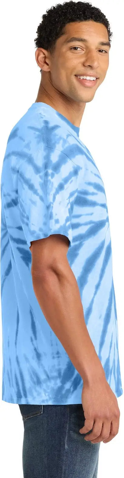 Port & Company Pc147 co Tie-dye Tee - Light Blue
