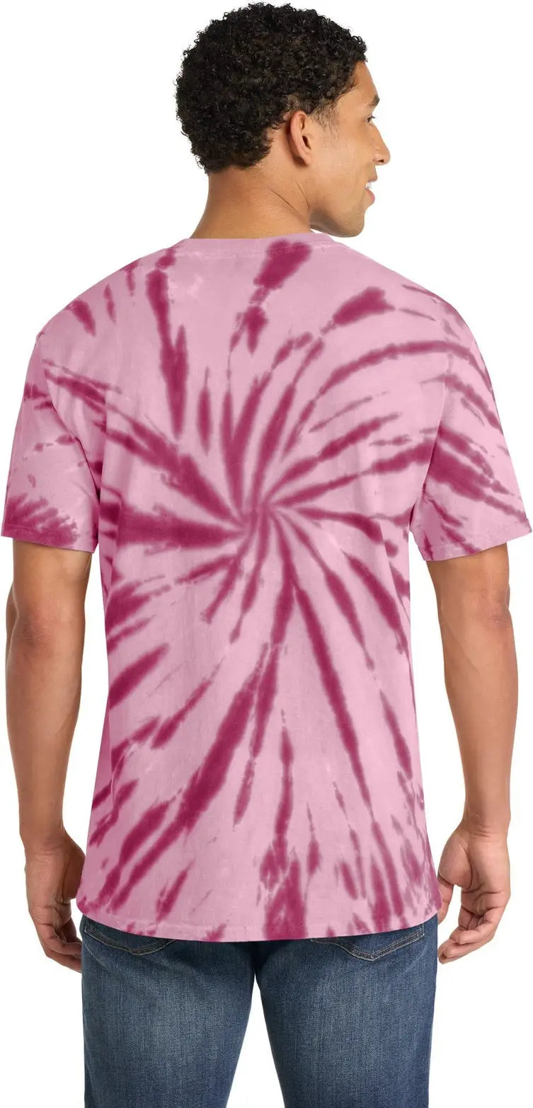 Port & Company Pc147 co Tie-dye Tee - Maroon
